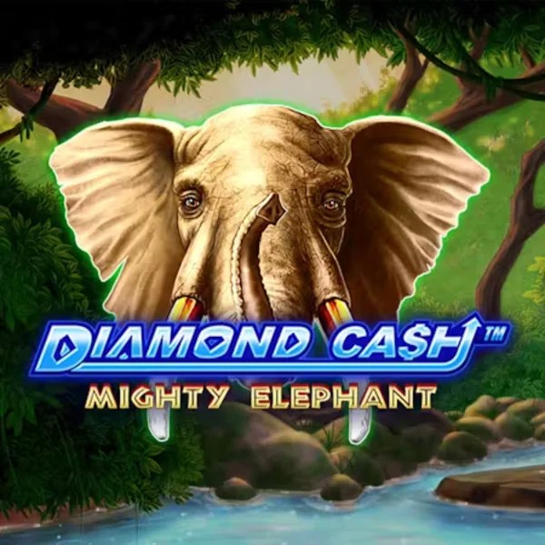 Diamond Cash Mighty Elephant slot logo by Greentube at 7Gold Casino