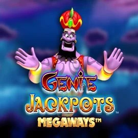 Genie Jackpots Megaways online game logo by Blueprint Gaming on 7goldscasino.com