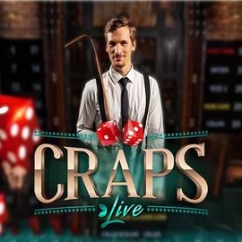 Live Craps logo – Live Casino by Evolution at 7Gold Casino
