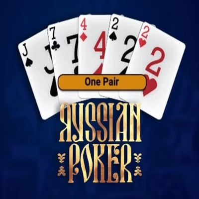 Russian Poker online game logo by OneTouch Games on 7goldscasino.com