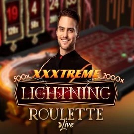 XXXtreme Lightning Roulette online game logo by Evolution on 7goldscasino.com
